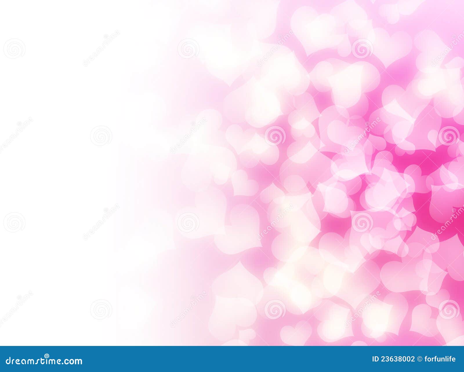 Soft Pink Love Hearts Background Stock Photography - Image